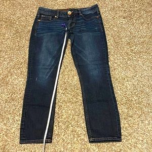 Express Cropped Jean Legging ultra low